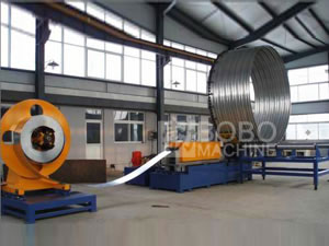 Corrugated Metal Pipe Machine